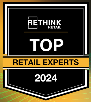 RETHINK Retail Top Retail Experts 2024 badge
